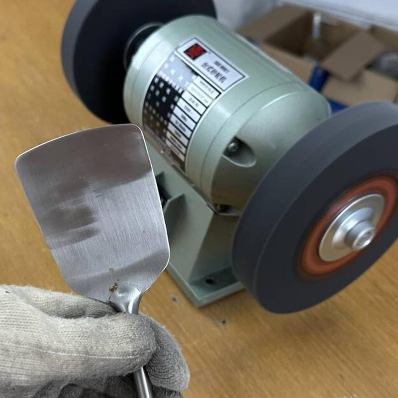 AmaCupid Brushed Nylon Fiber Buffing Wheels 8 Inch 5P Hardness. for Bench Grinder Polishing Machine. Polishing Soft Materials Such as Copper and Aluminum. 5/8 Inch Arbor, 1 inches Thickness, 180 Grit - Image 5